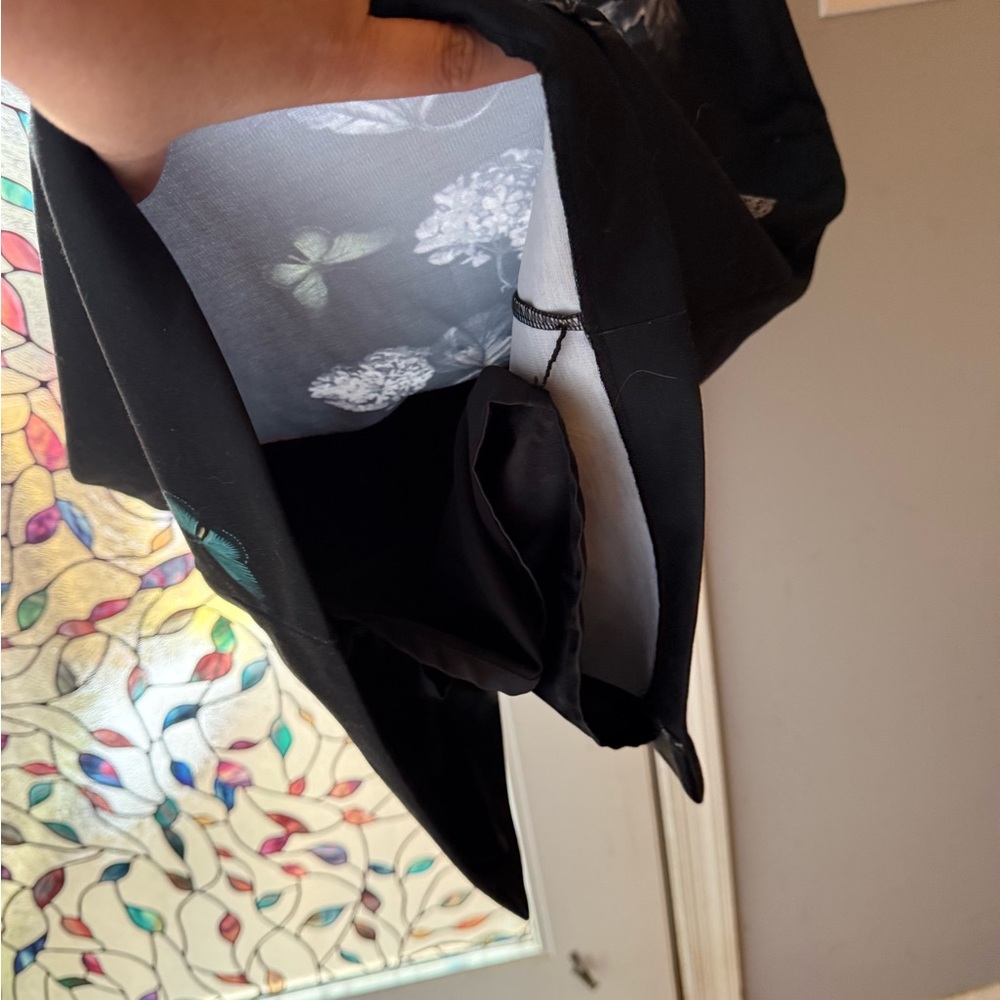 Ted Baker Black Dress with Floral and Butterfly Design - Picture 5 of 14